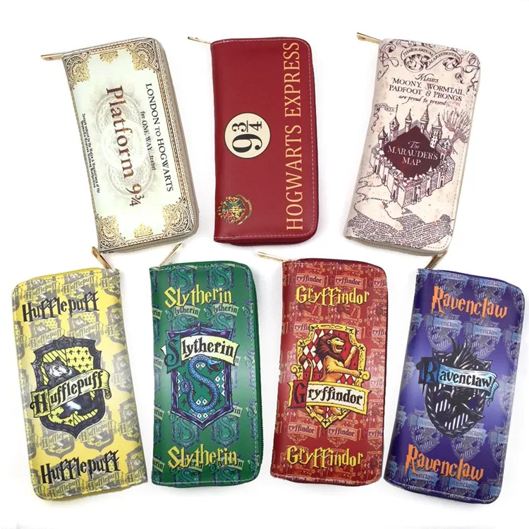 

Harry Souvenirs Anime Wallet Peripheral Cosplay Academy Badge Handling Card Package Zipper Purse