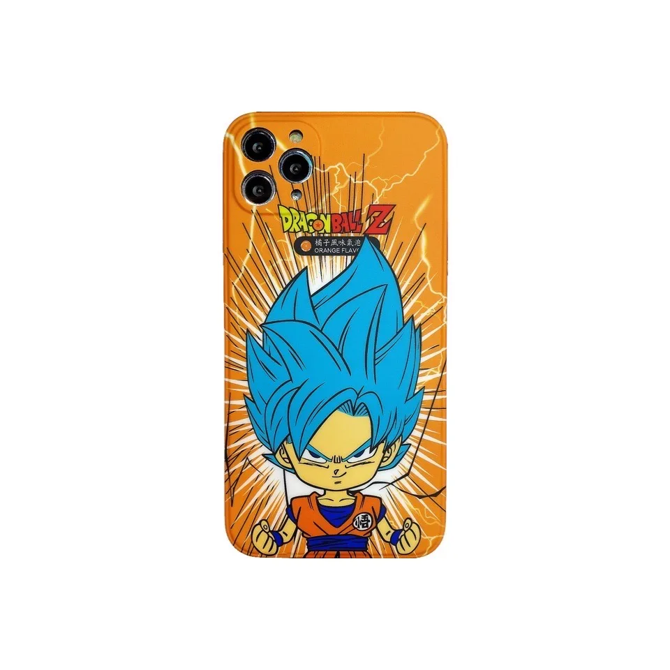 

2020 Dragon Ball Cartoon IMD W Grain Style Silicone Phone Case For iPhone 12 Pro MAX X/XS XR 11Pro 7 8 Plus Silicone Cover Coque