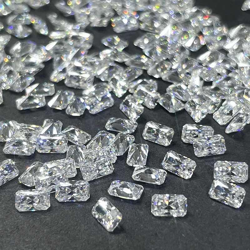 Starsgem Melee Diamond Radiant Cut DEF VS Lab Created Diamond Loose Lab Grown Diamond