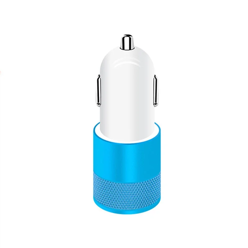 

Hengye Mini Portable 12/24V 3.1A Output Dual USB Port Mobile Phone Battery Car Charger Adapter For Mobile Phone, White-yellow,white-silver,white-blue,white-pink,white-green,white-red