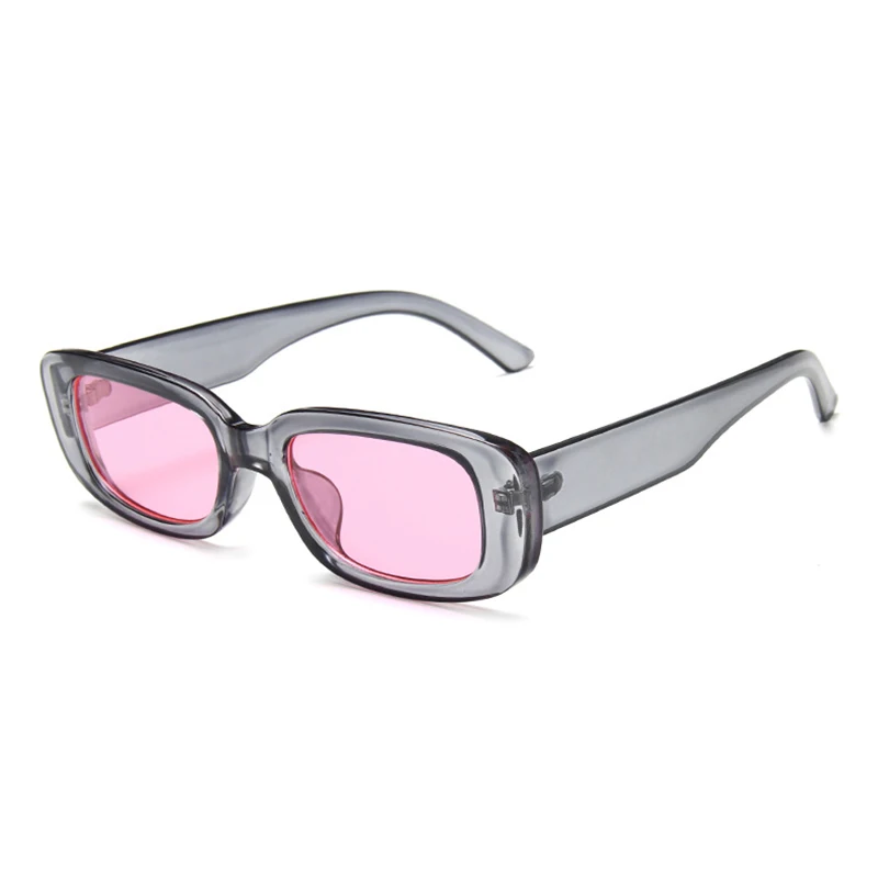 

Custom 2021 Fashion Designer Small Square Frame Rectangle Women Men Plastic Trendy square Shades Sun Glasses Sunglasses 2021, Picture