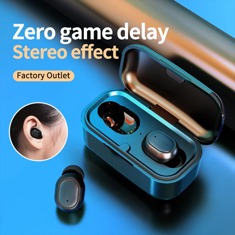 

Best Sellers In Europe 2021 Drop shipping LED Display OEM TWS Wireless In Ear Earbud Earphone Headphones With Charging Case