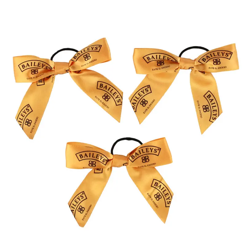 Wholesale Stretch Loopsgold Pre Tied Bow Elastic Ribbon Cord Metallic