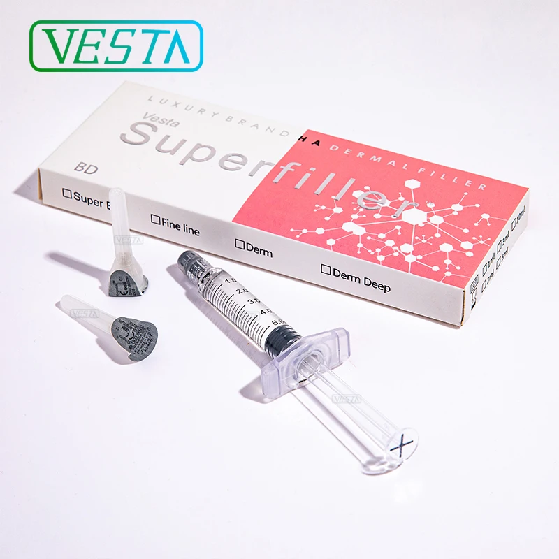 

Vesta SuperfillerB Dermal Fillers Muscles 20ml 1000ml Brest Filler Injection Hyaluronic Acid Breast Filler USA Unavailable