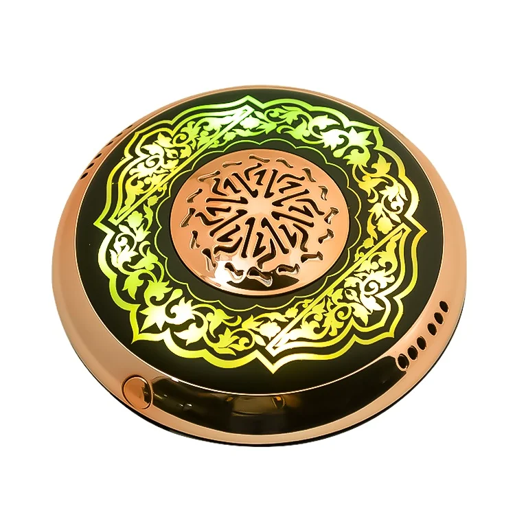 

2020 Aromatherapy elegant tray mp3 player azan time colorful light usb rechargeable al gift Quran Speaker, Beautiful color baby