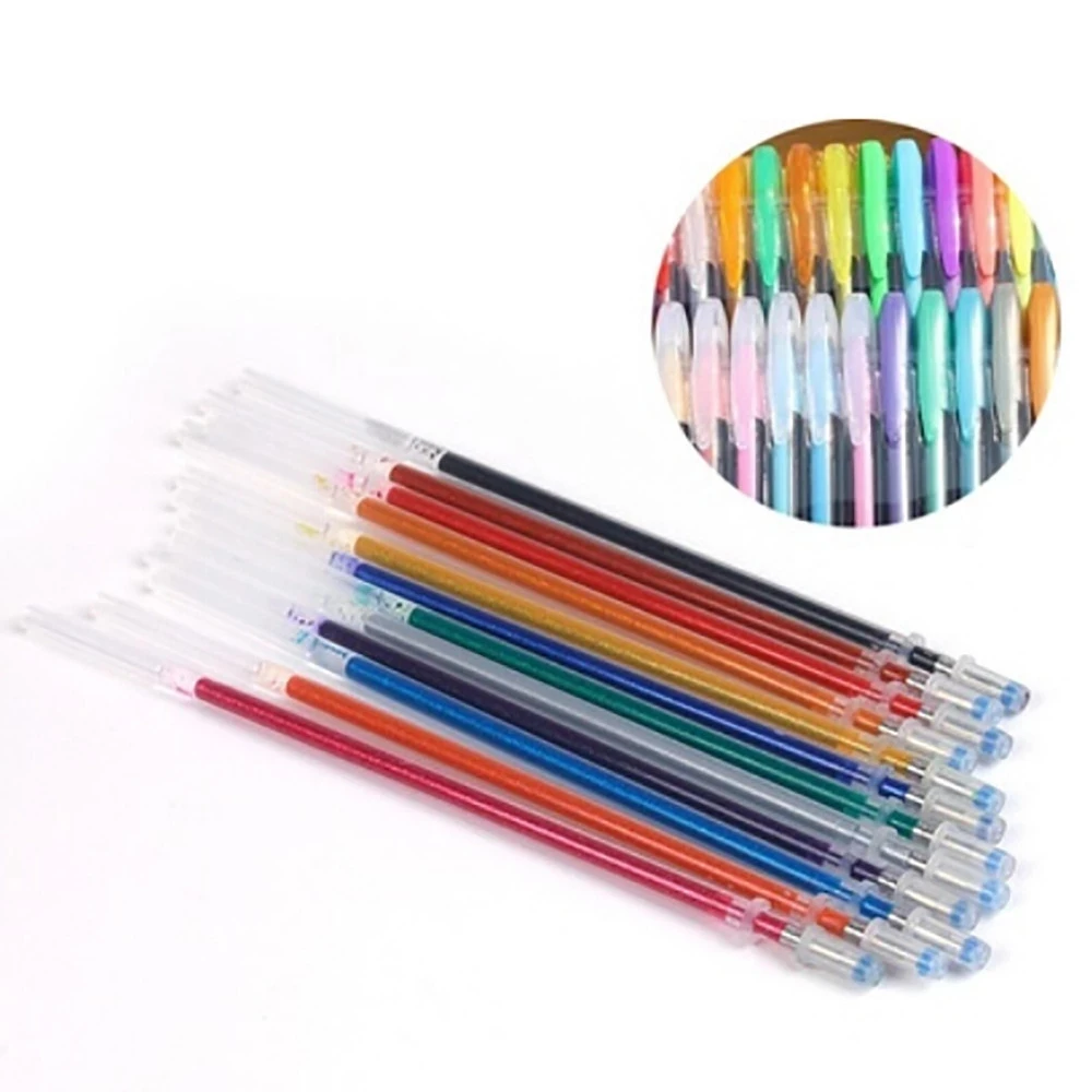 

Gel Pens Gel Refills Roller ball Pastel Neon Glitter Pen Drawing Colors