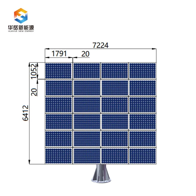 
7.5kw dual axis tracker solar tracking system sun tracker 2 axis solar tracking system solar panel tracking axis pv system 