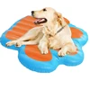 Dog Paw Shaped Pool Float Inflatable Island for Pets