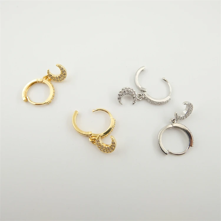 

gold earring findings clips for diy earrings 18k copper earrings for women