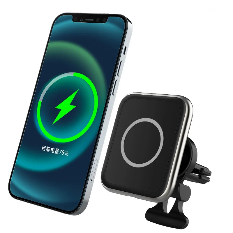 

OEM / ODM 15W magnetic safe Wireless Fast Car Charger QI Car Wireless charger for iPhone 12 pro max