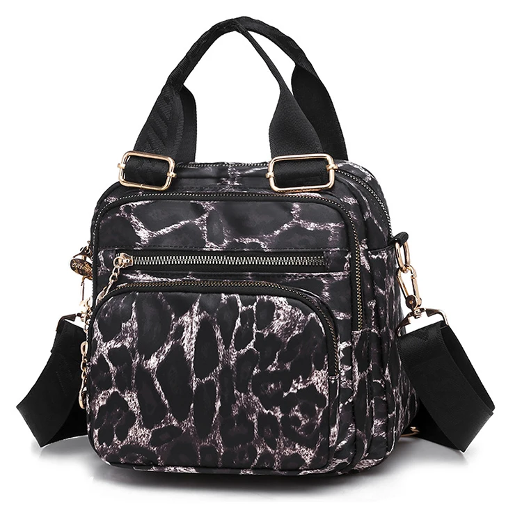 

OEM Factory Twinkle Print On Demand Multi-function Pu Leather Handbag Backpack Travel