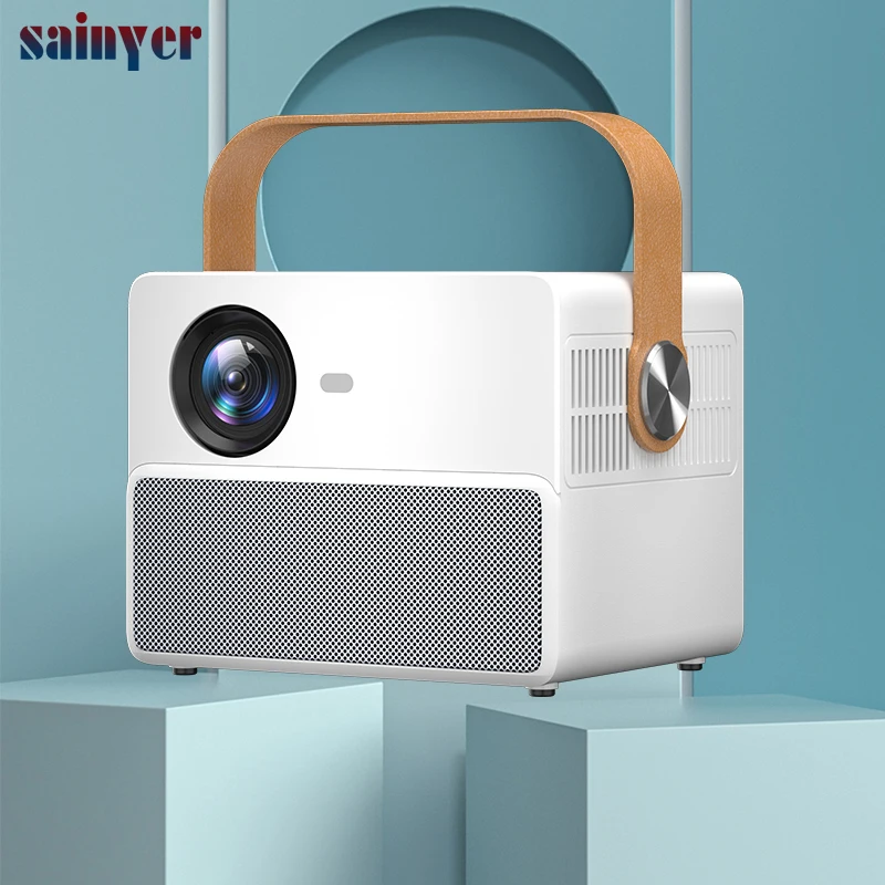 

Sainyer M8 Portable Mobile Hd Short Throw Projector Home Smart Led 4k Mini Smart Projector