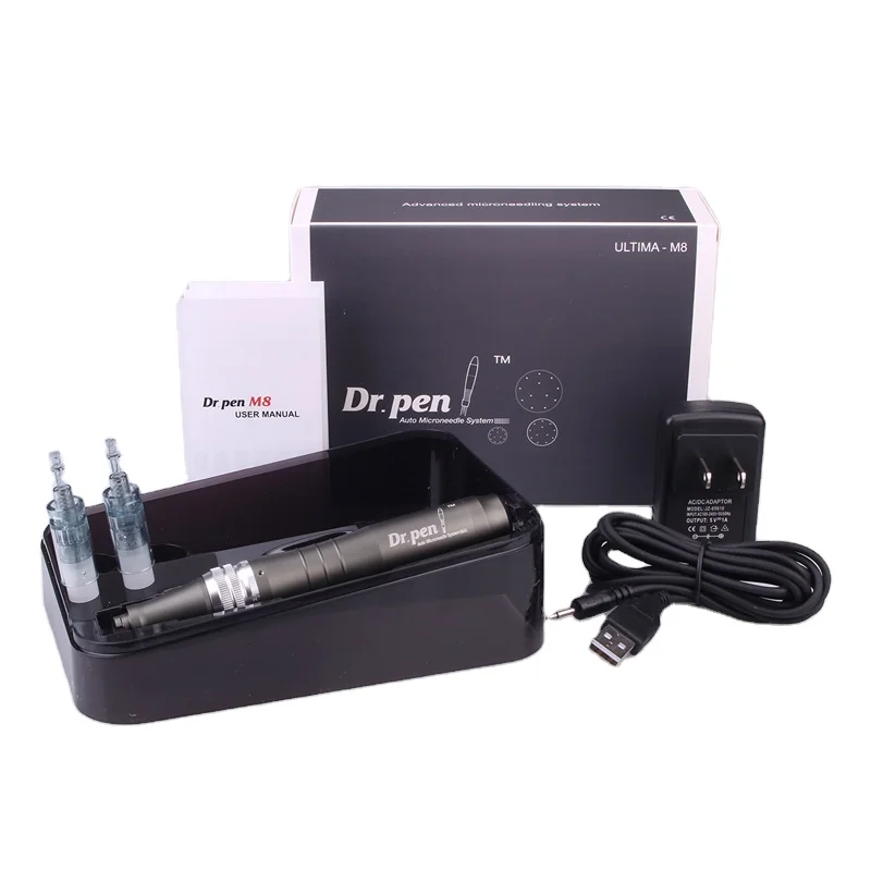 

Latest professional LED Dr pen M8-W Painless Wireless Ultima Microneedle Dermapen drpen derma pen nano