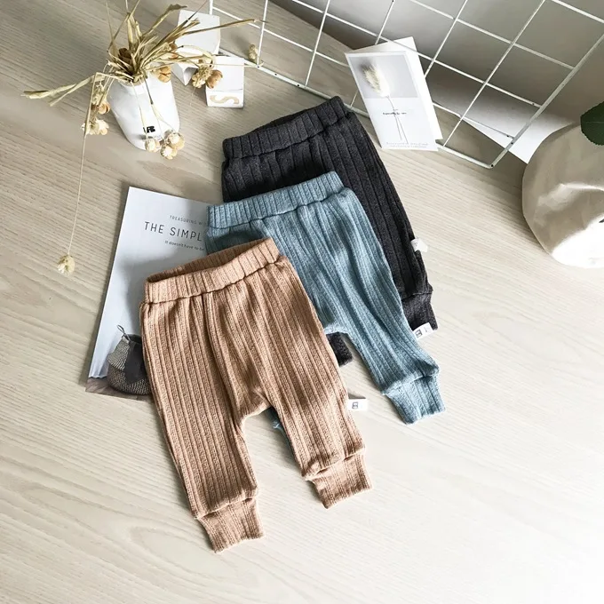 2020 Spring Baby Pants Cotton Fashion Baby Boys Girls Pants 0-3years Wholesale
