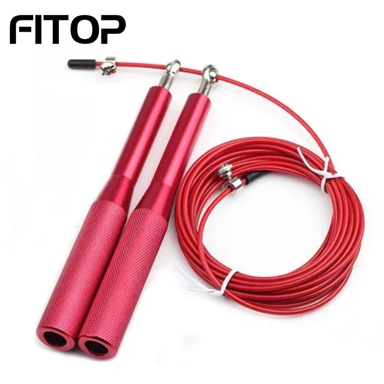 

corda de pular Aluminium Skipping Jump Speed Rope Weighted Matt Metal ball Bearing New Arrivals 2021