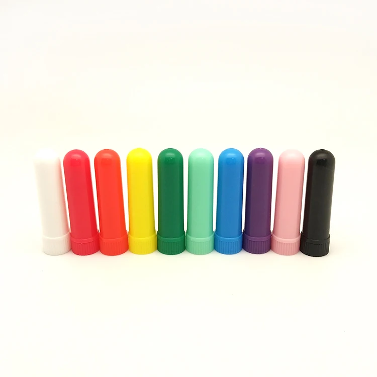 

Free Sample Blank Plastic Aromatherapy Nasal Inhalers Stick for Essential Oil Inhaler Tube