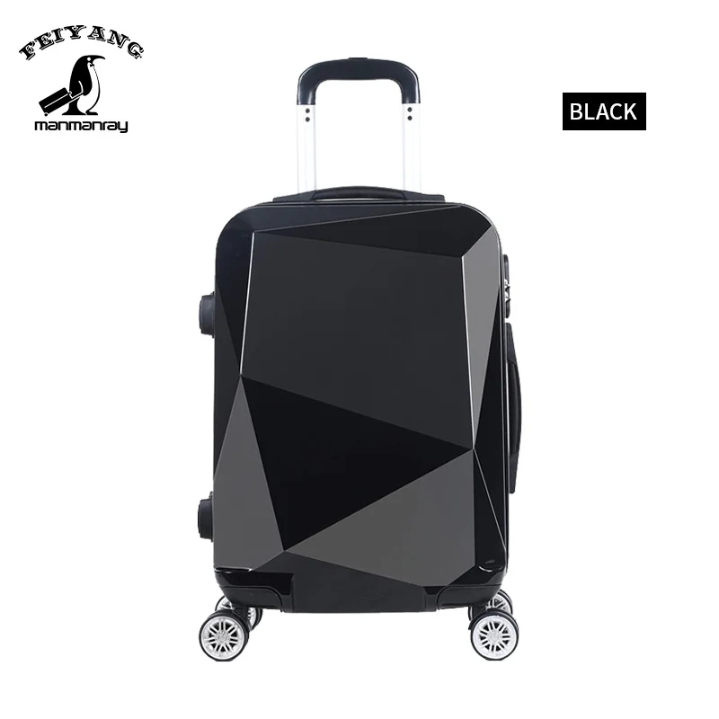 

Diamond Hot Sales 360 Wheels Hard Shell ABS Luggage Set Trolley Bags Suitcases, Customized color