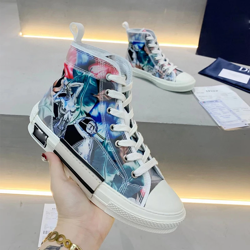 

Wholesale couple flat casual shoes women's lace up short boots large men's life board tennis shoe boots