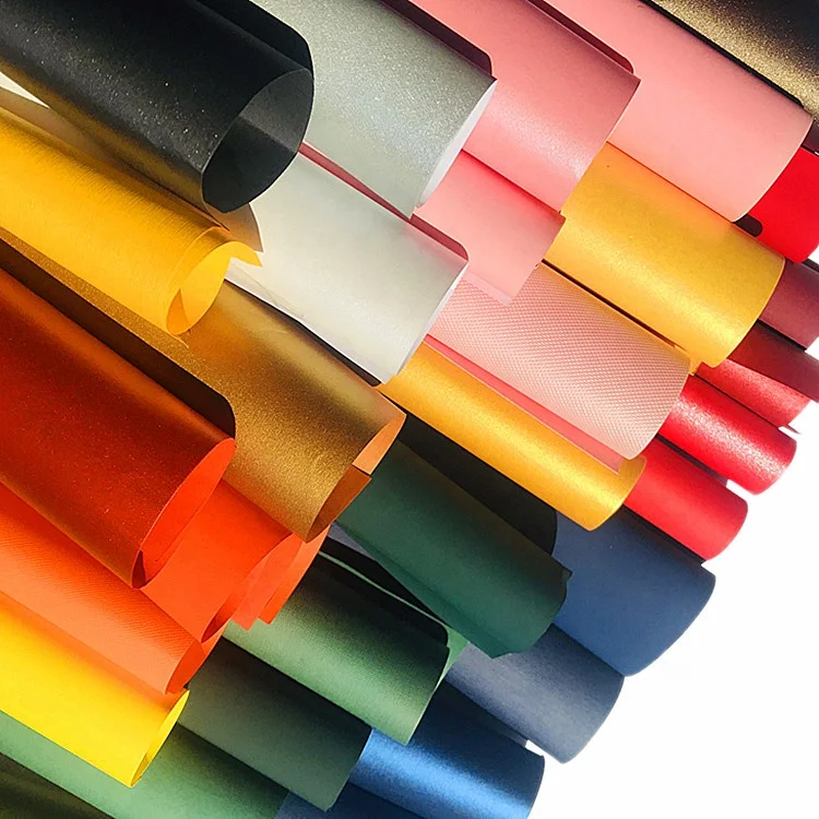 
Pearl Paper 250gsm 700*1000mm Multi Coloured Smooth Wholesale Pearl Paper For Envelope and Invitation Cards 