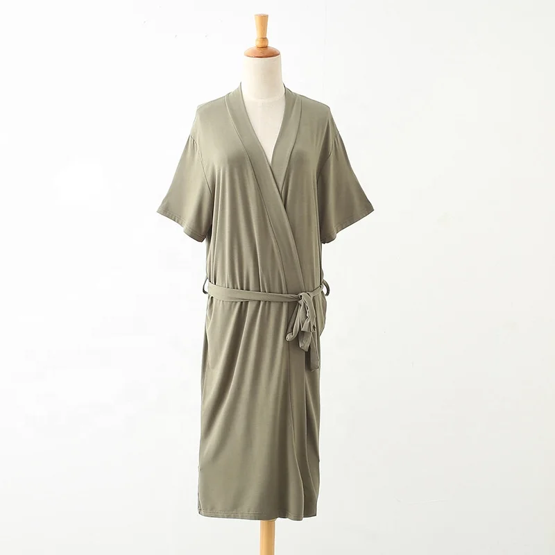

Women's Robe Jersey Knit Robe Rayon/Spandex Night Dress, Listing colors or custom