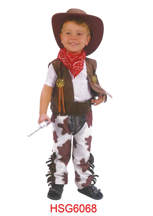 KIDS COWBOY HAT CHILDRENS COWGIRL FANCY DRESS COSTUME CHILDS OUTFIT BROWN BLACK 