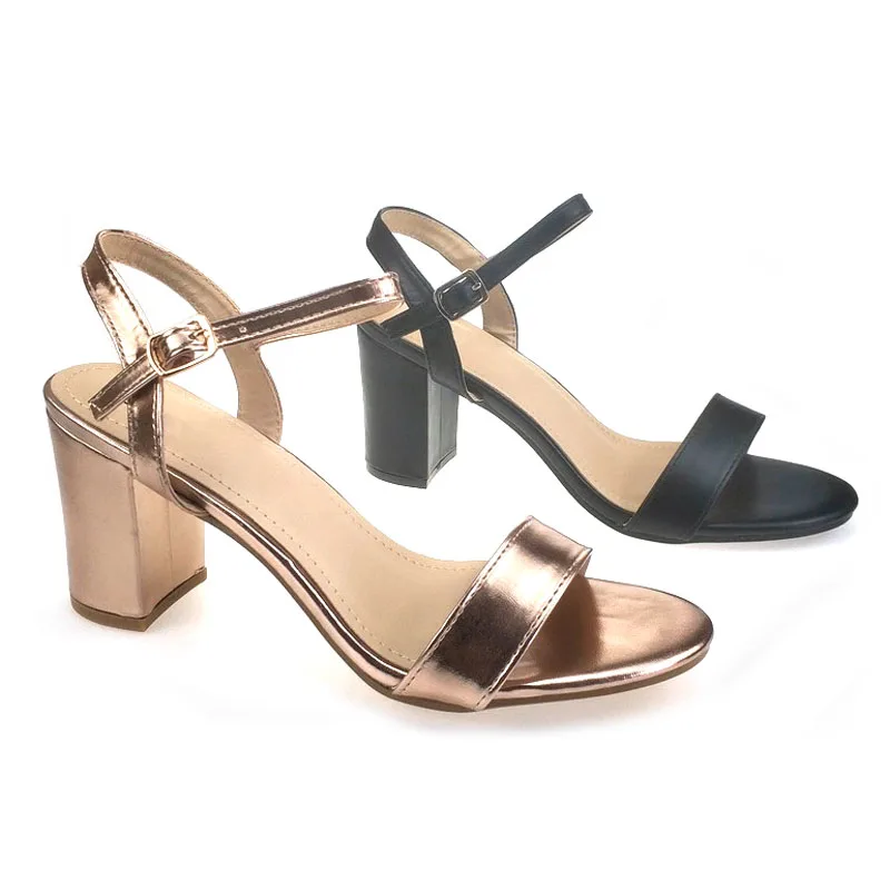 

Zapatos Women's Party Heel Shoes Chinese Products Wholesale Offical Shoe Pump Girls Middle High Fashion Comfort Heel Sandals, Customized color
