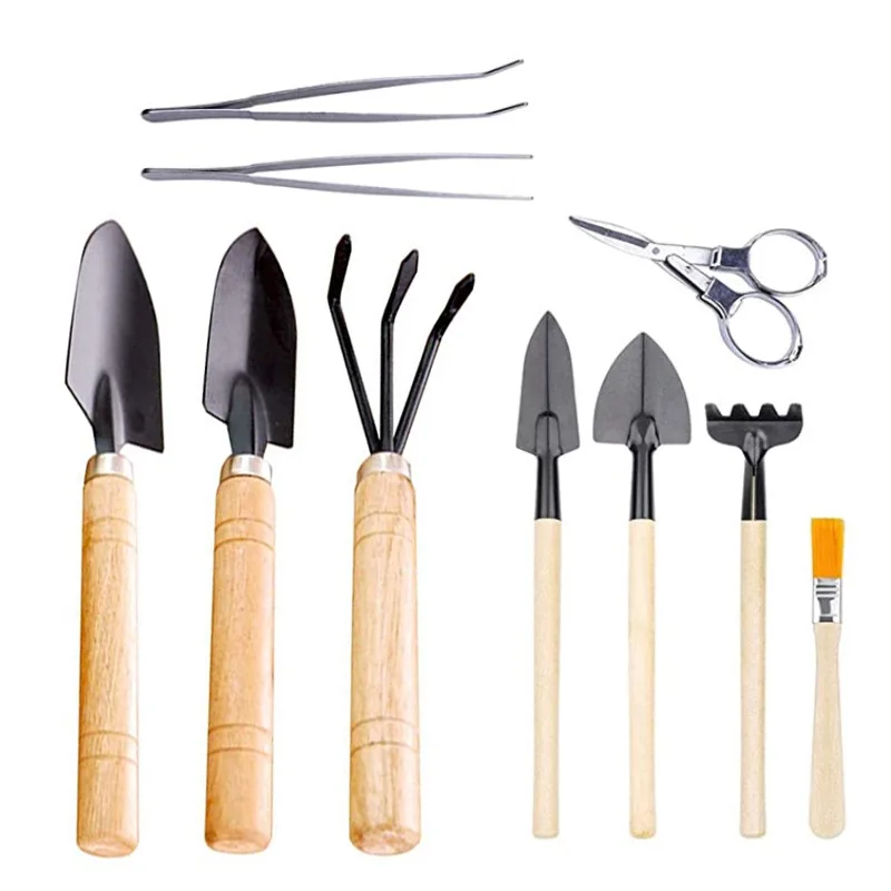 

10 Pieces Set B Style Succulent Planting Tools Gardening Landscape Potting Tools Flower Planting Mini Set