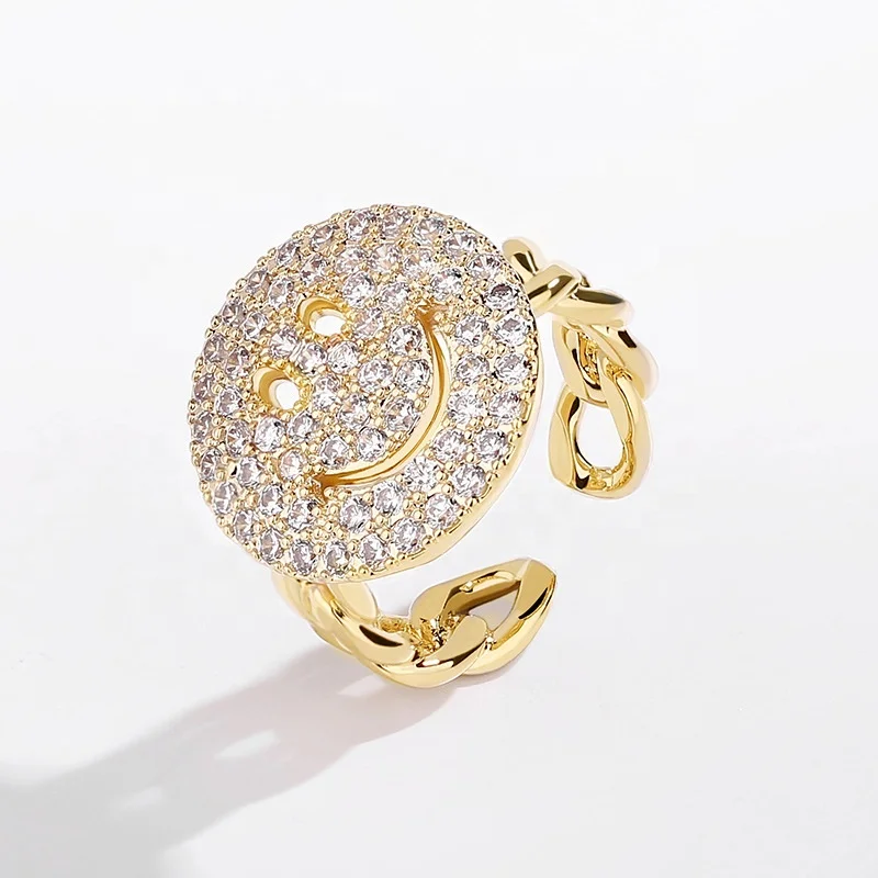 

New fashion vintage jewelry metal wedding rings for women with adjustable size rings