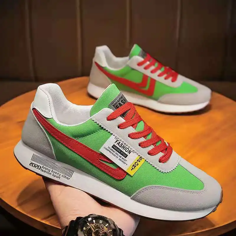 

White school shoes sneaker casual men shoes 2021, As in the picture