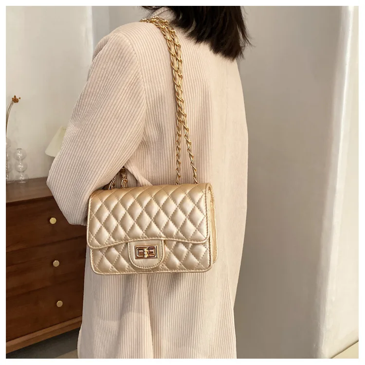 

New Arrival 2021 Hot Selling Wholesale Fashion Designers England Style Purses and Handbags Women, The picture color