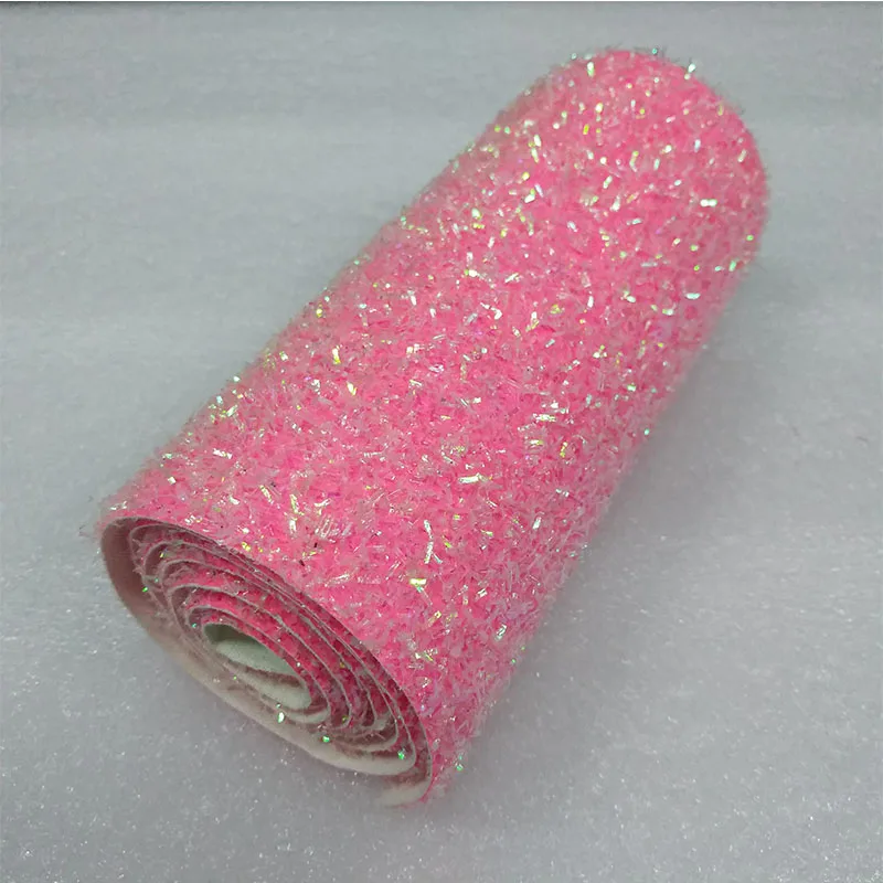 

bling leather sheet fabric material Colors vinyl Chunky Glitter Faux Fabric Synthetic Pvc Pu Leather Sheets