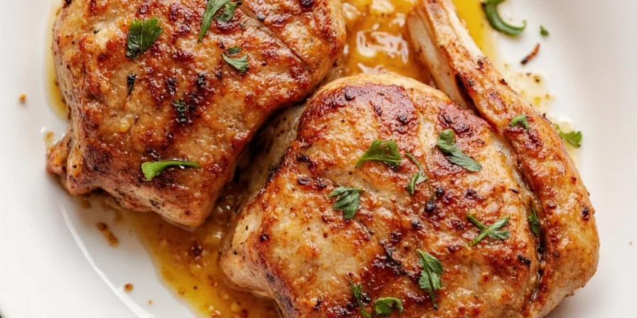 Coriander tamarind pork chop