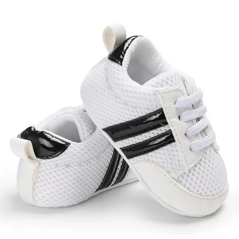 White Casual Infant Sports Prewalker Tennis Toddler Baby Mesh Shoes