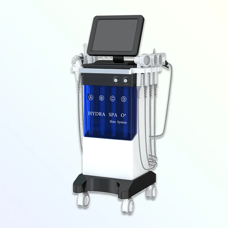 

12 IN 1 Water Dermabrasion Oxygen Facial Machine Hydradermabrasion Handpiece Hydro Dermabrasion Machine