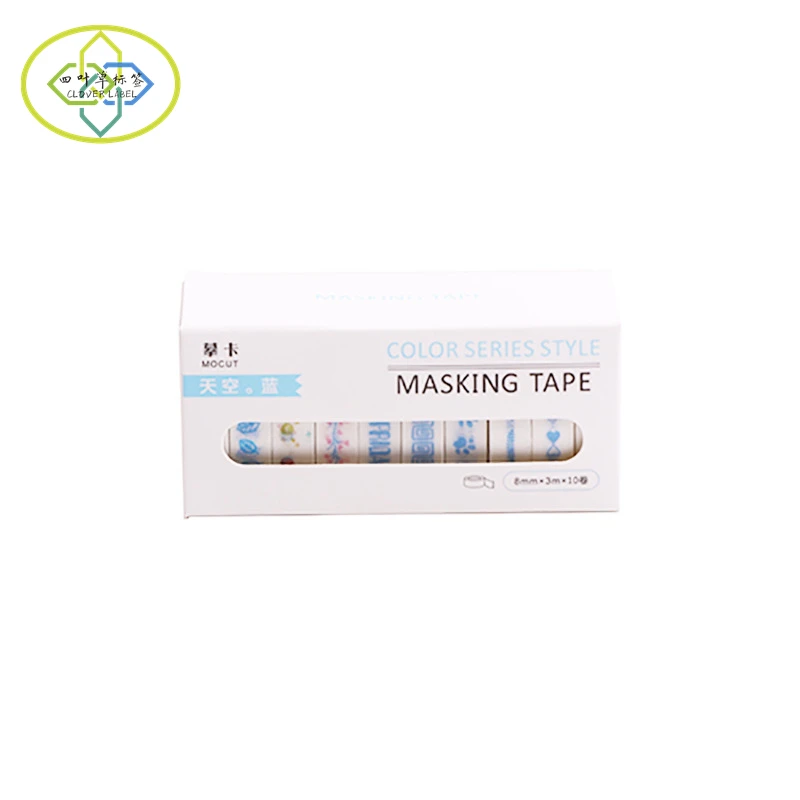 

Custom Make Design DIY Decoration Tape Set Multi School Stationery Custom Washi Masking Tape