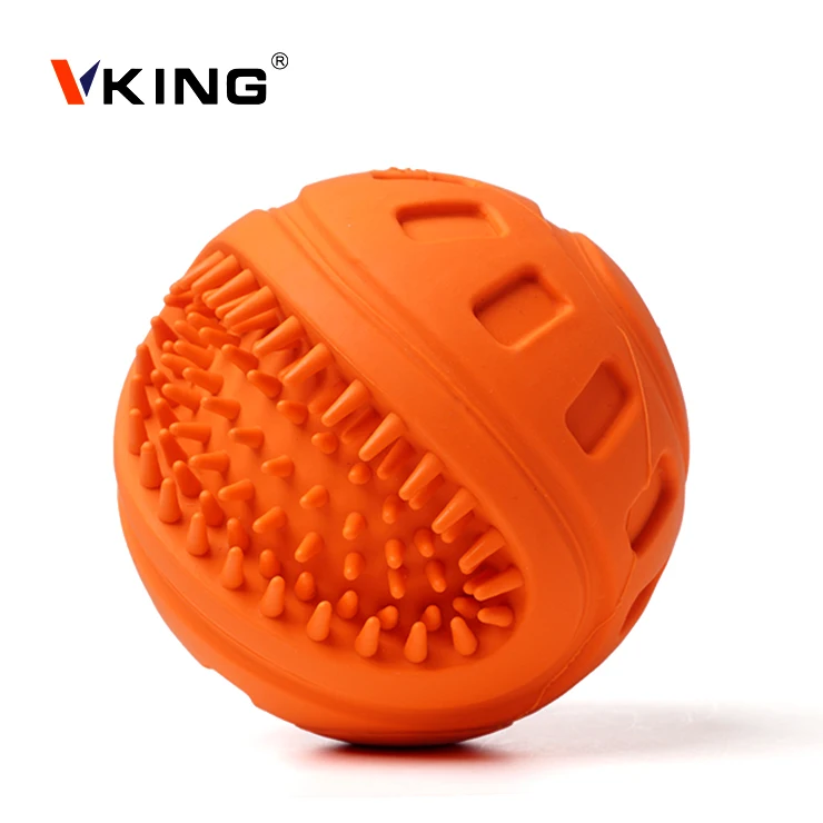 

Wholesale Factory Amazon interactive Natural Rubber Squeaky ball Dog Toys