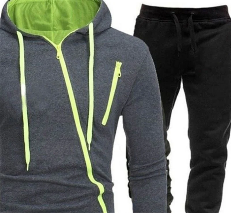 

Men's Outdoor Hoodie Sports Casual Suit Custom Men Clothing in Stock, As show