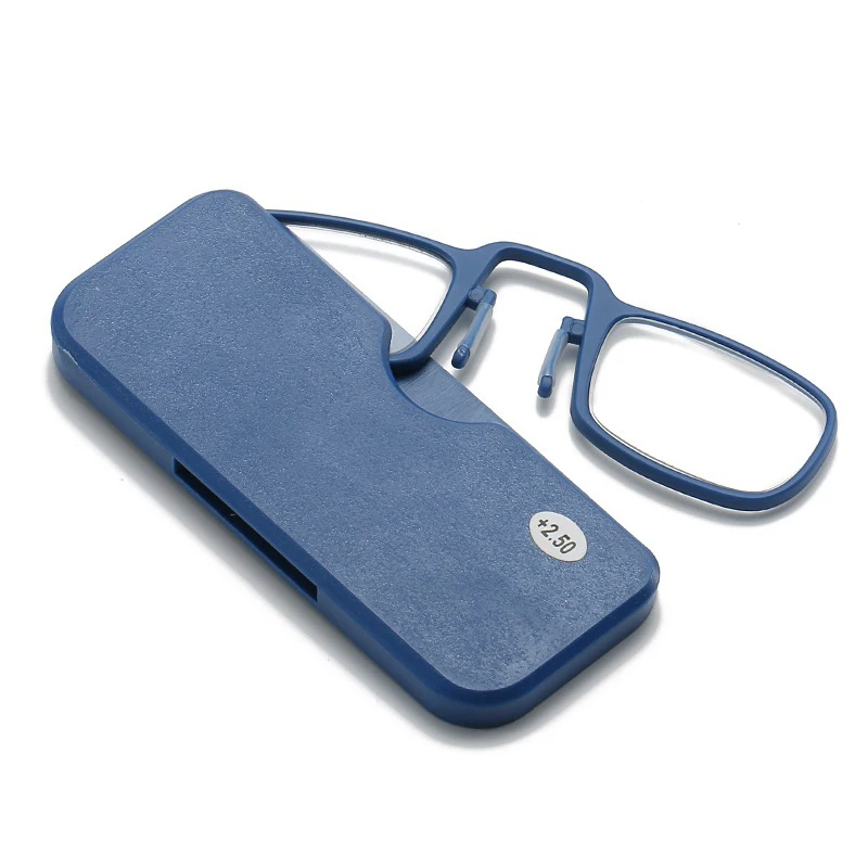 

2021 No MOQ Comfortable Stick Mobile Phone Silicon Clip On Nose Pad Reading Glasses