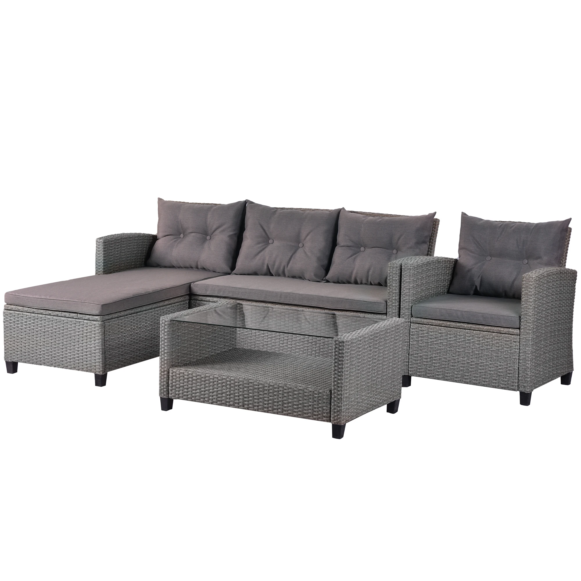 Outdoor Full Set Sofa,Patio Furniture Sets,Cheap Outdoor Wicker