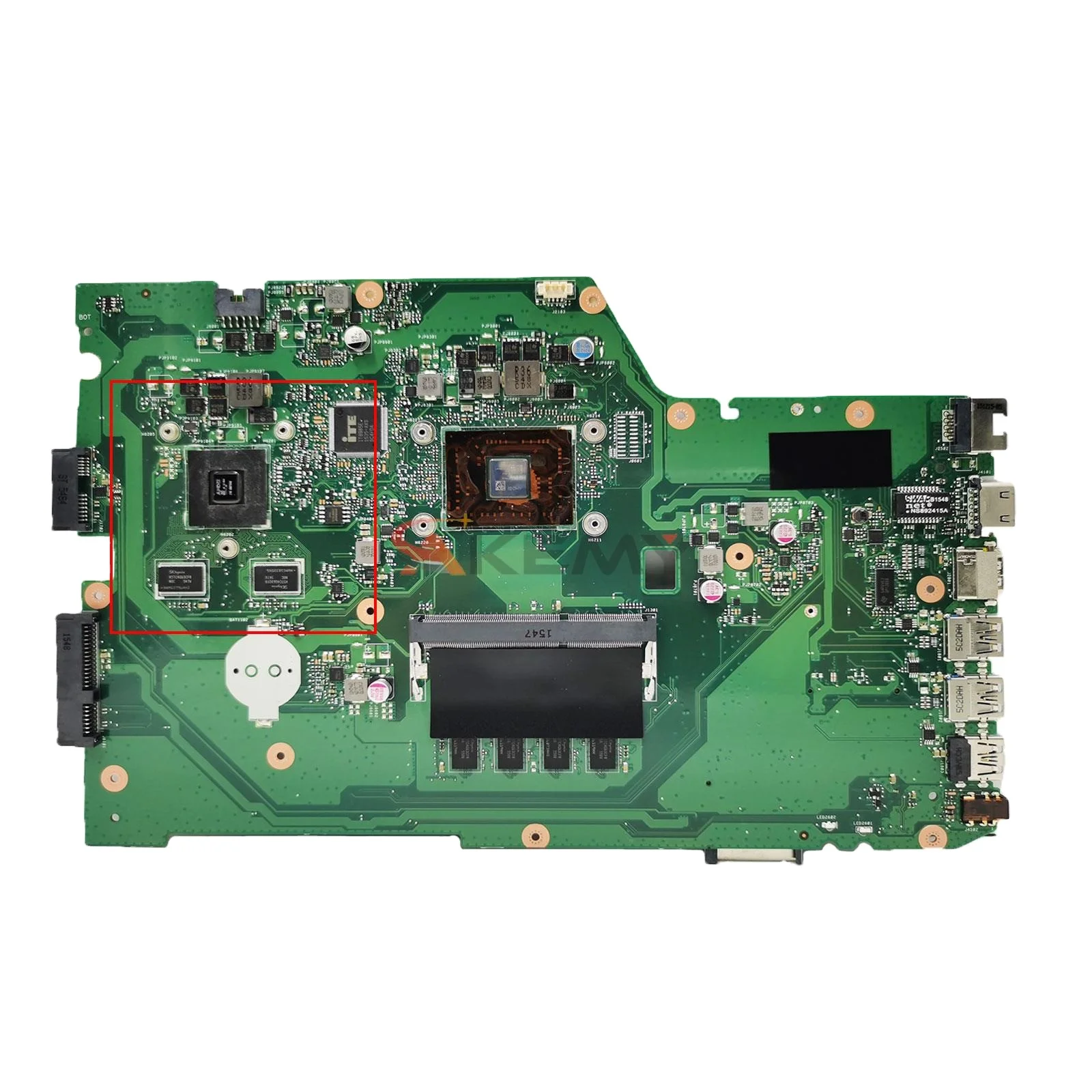 

X751Y Mainboard For ASUS X751YI A751YI K751YI F751YI Laptop Motherboard AMD A6-7310 PM 4GB/RAM MAIN BOARD TEST OK