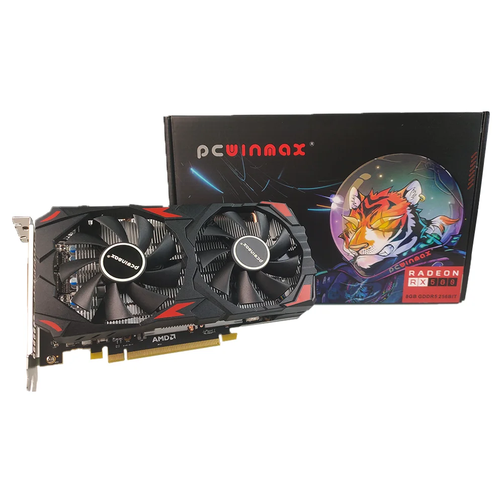 

high quality 8Pin 3*DP RX580 8GB 256Bit GDDR5 Wholesale Graphic Card