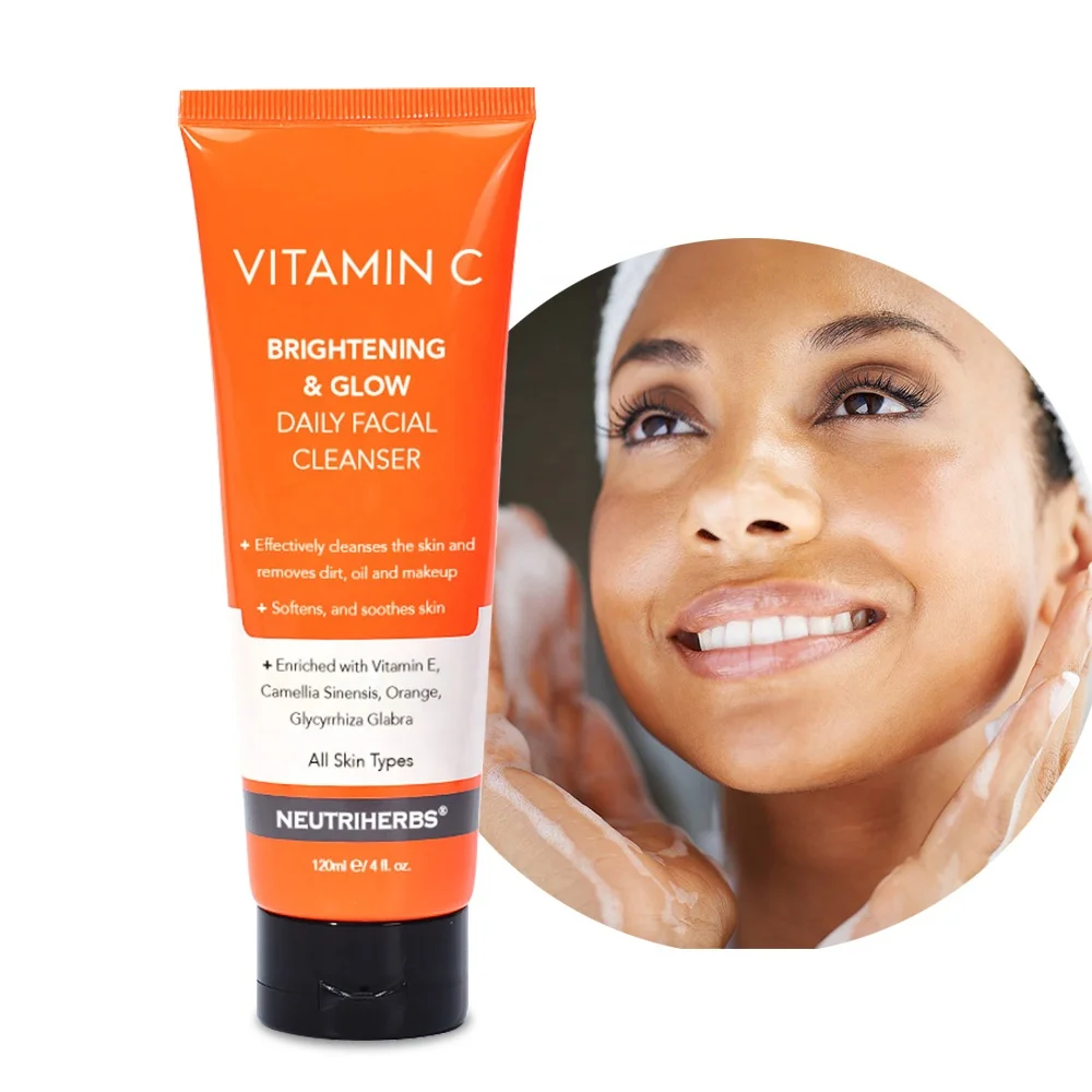 

Customized Logo Moisturizing Tumeric Best For Oily Skin Vitamin C Face Wash