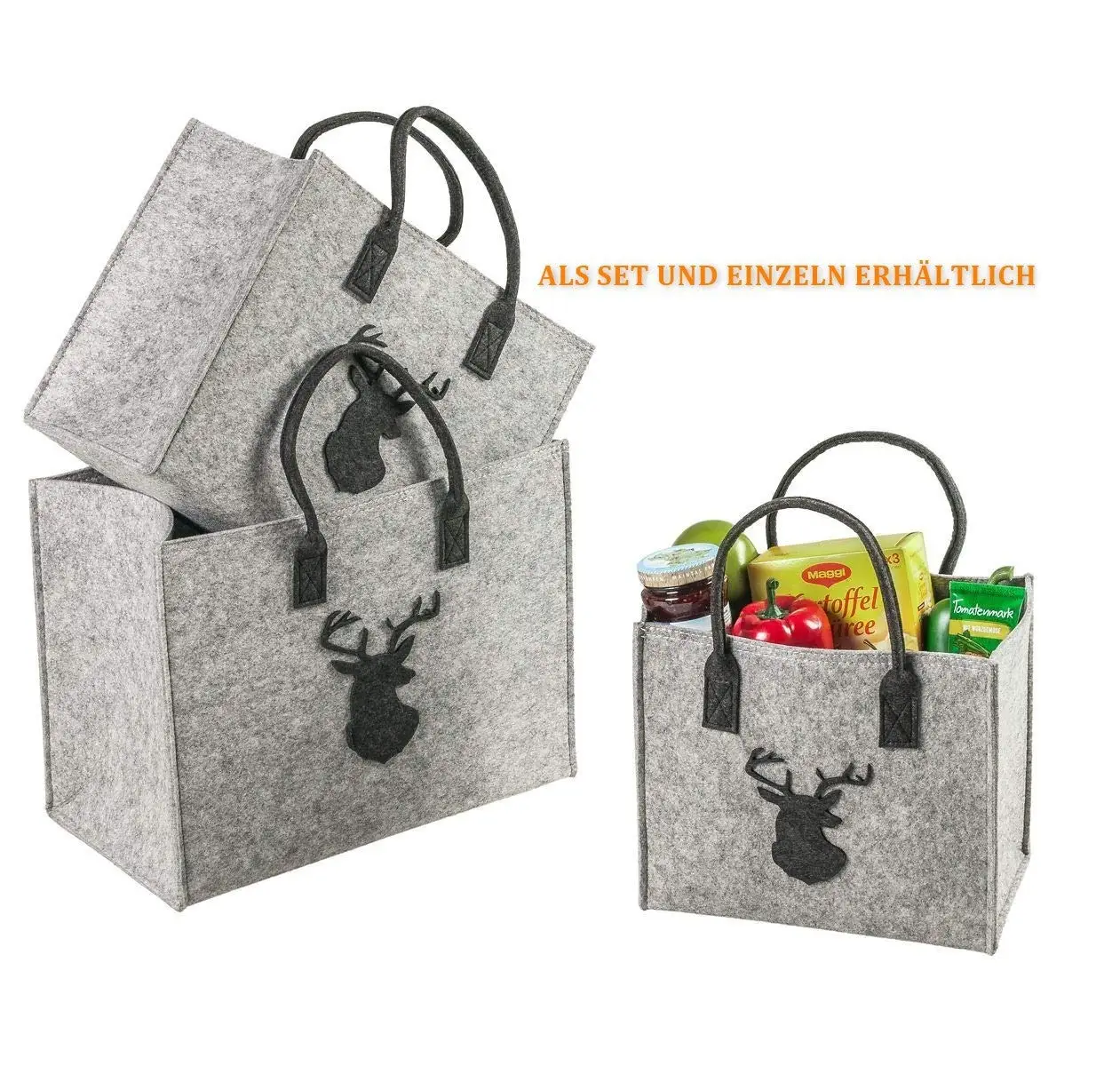

Wholesale Felt Handbag Felt Shoulder Bag Shopping Bag