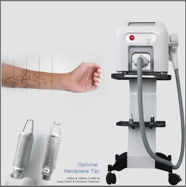 

CE approved hot sale small q switched nd yag laser Tattoo removal machine