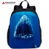 create you cute shark backpack 3D bag for boys and girls