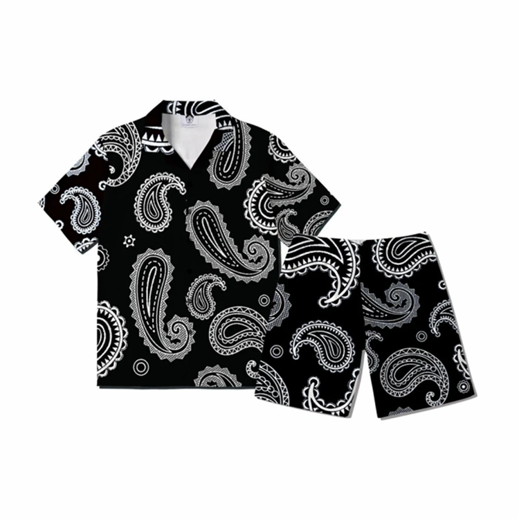 

2022 Hawaiian Short Sleeve Casual Button Up 3d printed hawaiian shirt sublimation shirts 100% polyester, Custom color