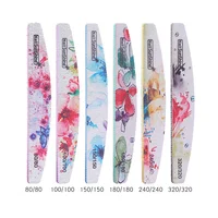 

Professional Nail Files Double Sided Nails File Acrylic Gel 80 100 180 150 240 320 Grit