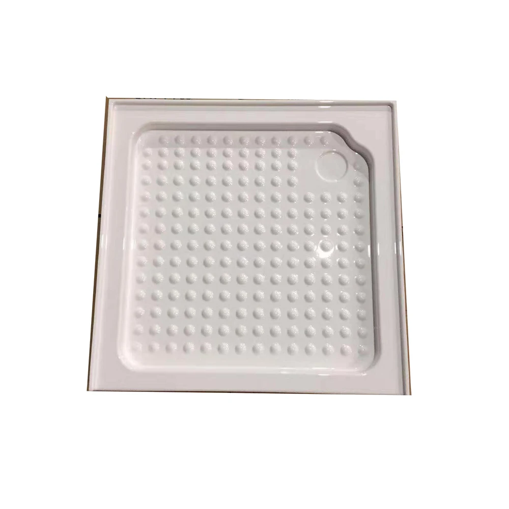 Low Slate Anti Slip Shower Tray Wholesale Hotel Use Artificia Cultured