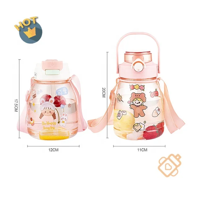 

Leak Proof Water Bottle Large Capacity Children School Water Bottles Kids Water Bottle With Straw