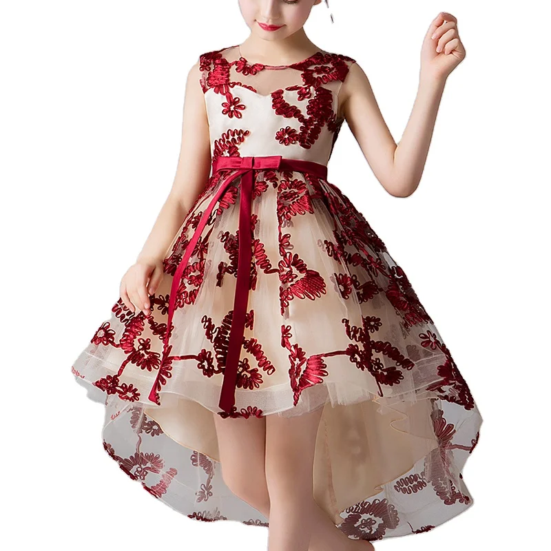 

children Dress For Girls Costumes Wedding New Year Party Gift skirt Tail Dress Gift skirt Evening Elegant Princess 2020 Summer